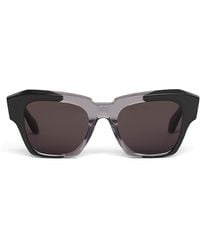 Alaïa - Acetate Melted Square Sunglasses - Lyst