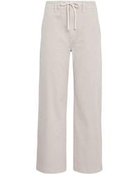 PAIGE - Arellia High-Rise Barrel-Leg Jeans - Lyst
