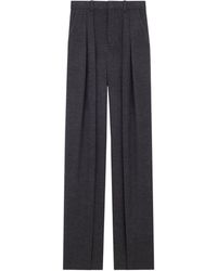 Saint Laurent - Wool-Cashmere Trousers - Lyst