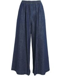 Weekend by Maxmara - Elasticated Wide-Leg Jeans - Lyst
