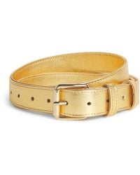 Comme des Garçons - Metallic Leather Buckle Belt - Lyst