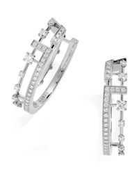 Marli New York - And Diamond Avenues Hoop Earrings - Lyst