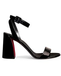 Christian Louboutin - Miss Sabina Patent Sandals 85 - Lyst