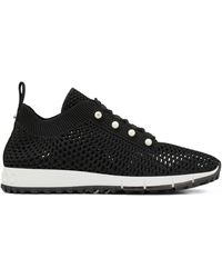 Jimmy Choo - Embellished Veles Sneakers - Lyst