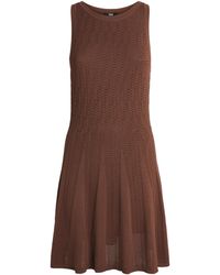 PAIGE - Pointelle Solene Mini Dress - Lyst