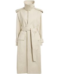 Victoria Beckham - Cotton Philippa Trench Coat - Lyst