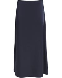 Weekend by Maxmara - Satin Midi Skirt - Lyst