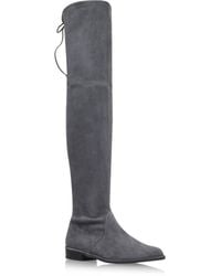 Stuart Weitzman - Suede Lowland Thigh High Boots - Lyst