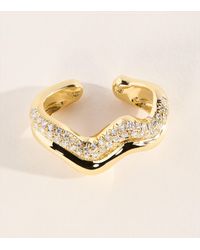 SHAY - And Diamond Wave Ear Cuff - Lyst