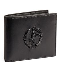 Giorgio Armani - Leather Logo Bifold Wallet - Lyst