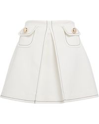 Sandro - Pleated Mini Skirt - Lyst