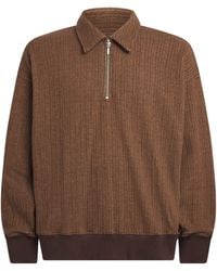 Song For The Mute - Quarter-Zip Collared Sweater - Lyst