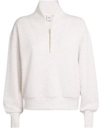 Varley - Doublesoft Davidson Quarter-Zip Sweatshirt - Lyst