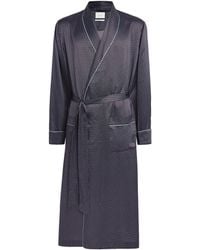 Harrods - Silk Snaffle Print Night Robe - Lyst