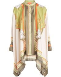 La DoubleJ - Silk Printed Foulard Shirt - Lyst