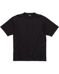 Balenciaga - Oversized Rhinestone-logo T-shirt - Lyst
