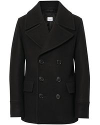 Burberry Brit Eckford Pea Coat in Blue 