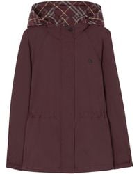 Burberry - Reversible Hooded Check Jacket - Lyst