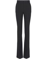 Balmain - Virgin Wool Straight-Leg Trousers - Lyst