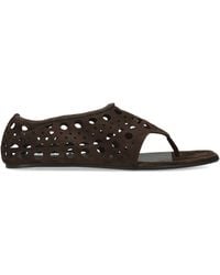 Alaïa - Suede Neo Vienne Sandals - Lyst