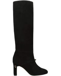 Jennifer Chamandi - Suede Samuele Knee-High Boots 85 - Lyst