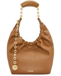 Loewe - Small Leather Squeeze Top-Handle Bag - Lyst