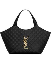 Saint Laurent - Medium Icare Quilted Tote Bag - Lyst