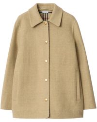 Burberry - Wool Double-Faced Overshirt - Lyst