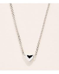 Astrid & Miyu - Recycled Sterling Heart Necklace - Lyst