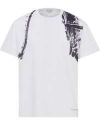 Alexander McQueen - Fold Harness Graphic T-shirt - Lyst