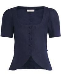 Faithfull the Brand - Linen Emma Vest - Lyst
