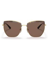 Vogue - Metal Irregular Sunglasses - Lyst