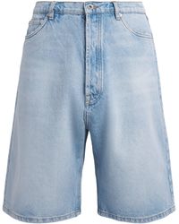 Studio Nicholson - Marylebone Wide-Leg Denim Shorts - Lyst
