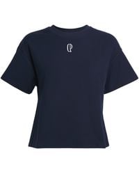 Claudie Pierlot - Cotton Logo-Embroidered T-Shirt - Lyst