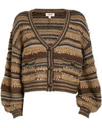 L'Agence - Cropped Harriet Cardigan - Lyst