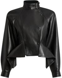 Balmain - Lambskin Leather Jacket - Lyst