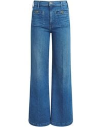 Mother - The Hustler Stashed Roller Sneak Jeans - Lyst
