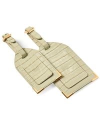 Aspinal of London - Leather Luggage Tags - Lyst