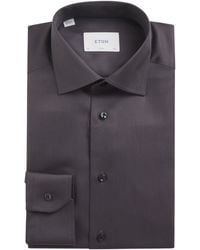 Eton - Cotton Herringbone Slim-Fit Shirt - Lyst