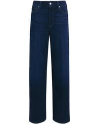 PAIGE - Anessa Wide-Leg Ankle Jeans - Lyst