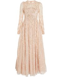 Needle & Thread - Embellished Raindrop Gown - Lyst