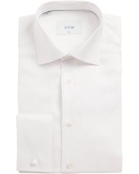 Eton - Cotton Herringbone Slim-Fit Shirt - Lyst