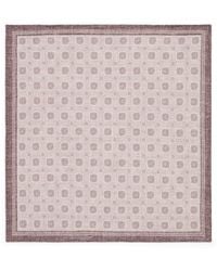 Eleventy - Cotton-Wool Geometric Pocket Square - Lyst