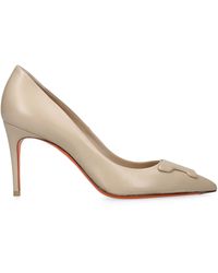 Santoni - Leather Sibille Pumps 85 - Lyst