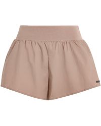 Skims - Stretch-Cotton Woven Flutter Shorts - Lyst