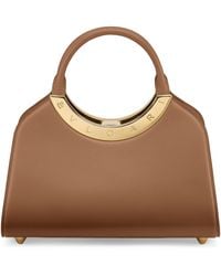 BVLGARI - Medium Leather Roma Top-Handle Bag - Lyst