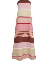 Faithfull the Brand Soleil Linen Maxi Dress in Red | Lyst Faithfull the Brand Soleil Linen Maxi Dress in Red | Lyst