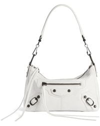 Balenciaga - Mini Lambskin Le City Moto Shoulder Bag - Lyst