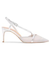 Malone Souliers - Organza Valeria Slingback Pumps 70 - Lyst