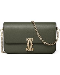 Cartier - Mini Leather C De Shoulder Bag - Lyst